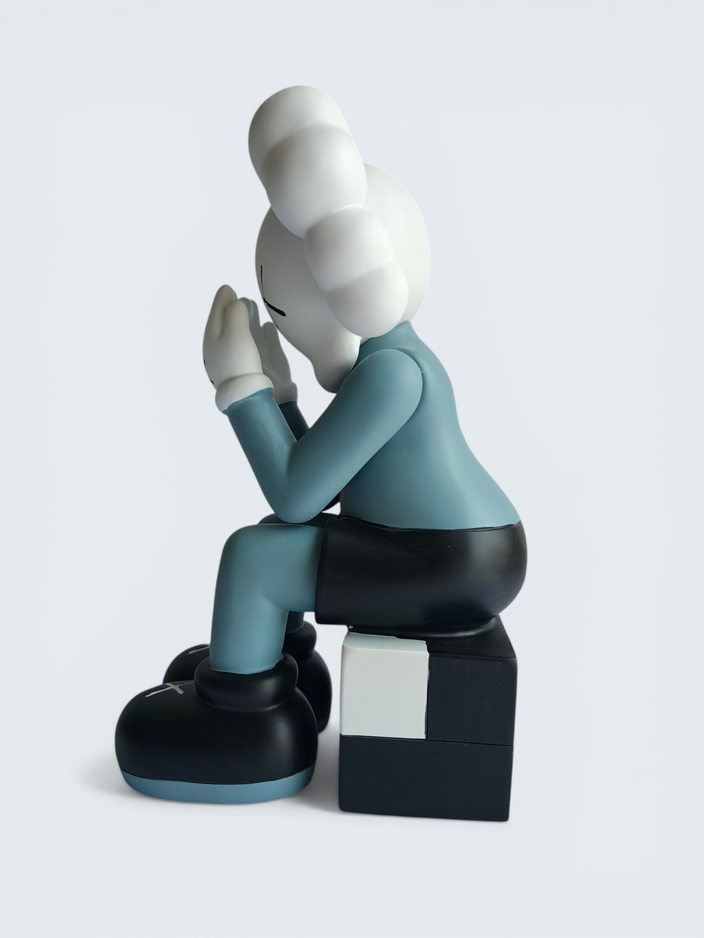 KAWS-Inspired Companion Figure - Passing Through Face Cover