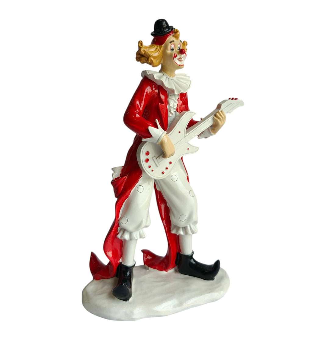 Royal Guitar Clown Figurine