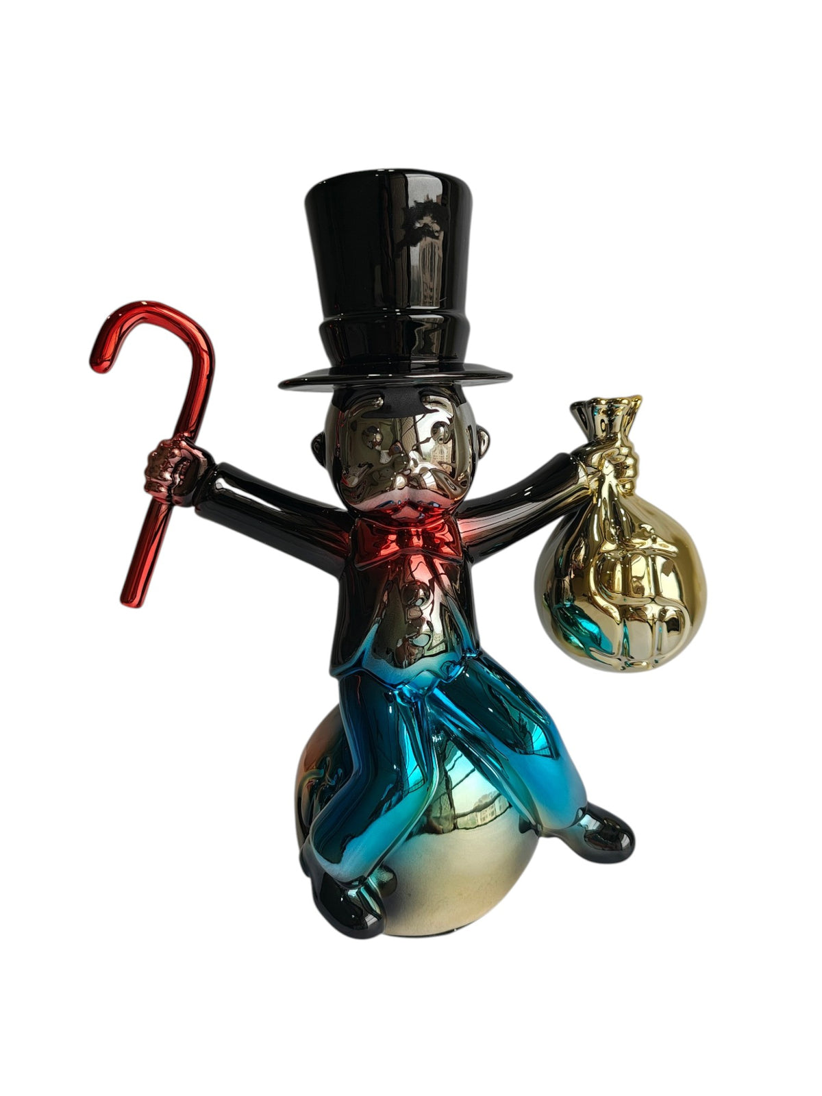 Monopoly Man Money Maker Showpiece - Luxury Metallic Table Decor