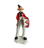 Drum Shield Clown Figurine