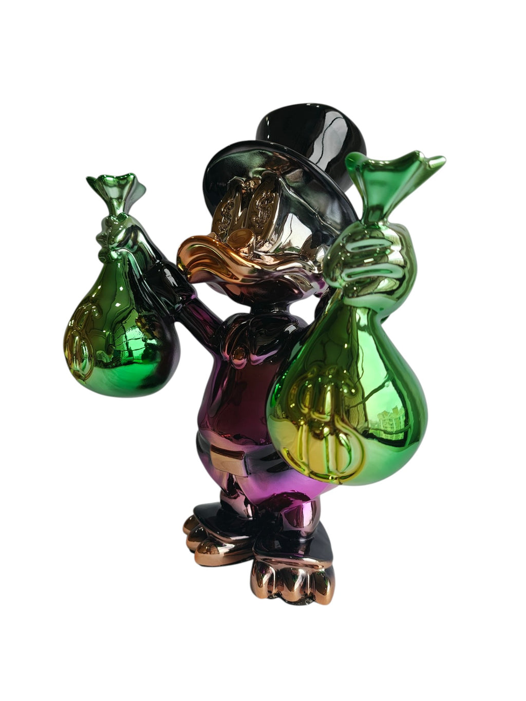 Billionaire Duck Table Decor Figurine