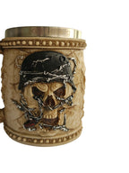 Iron Skull Warrior Bar Mug Rugged Power Meets Legendary Design