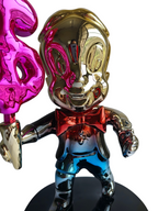 Richie Rich Multi-Colored Chrome Figurine with Pink Dollar Ice Cream Cone