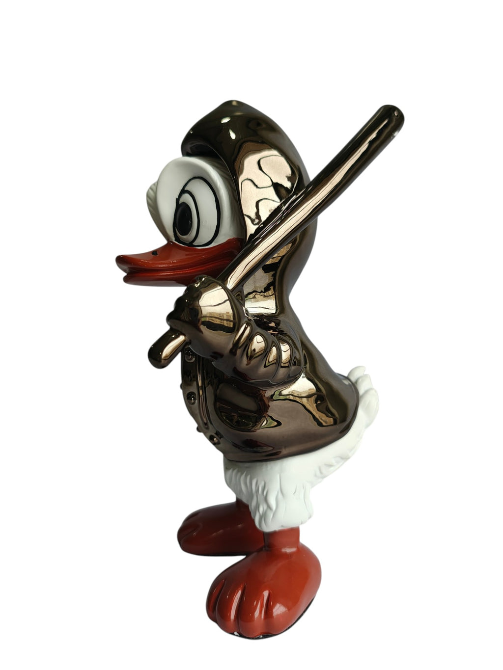 Donald Duck Table Decor Figurine - Metallic Character Sculpture