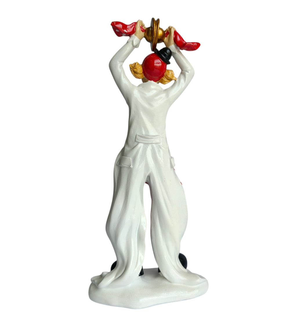 Musical Cymbal Clown Figurine