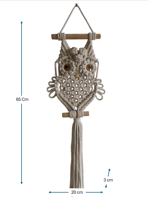 Premium Macrame Owl