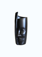 Black Face Shaped Vase