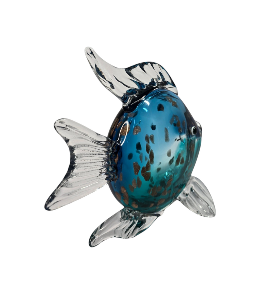 Premium Blue Glass Fish