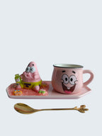 PatrickStar 3D- Mug & Tray Set- Bubble Blower Edition