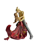 Romantic Dancing Couple Showpiece - Vintage Ballroom Dance Statue