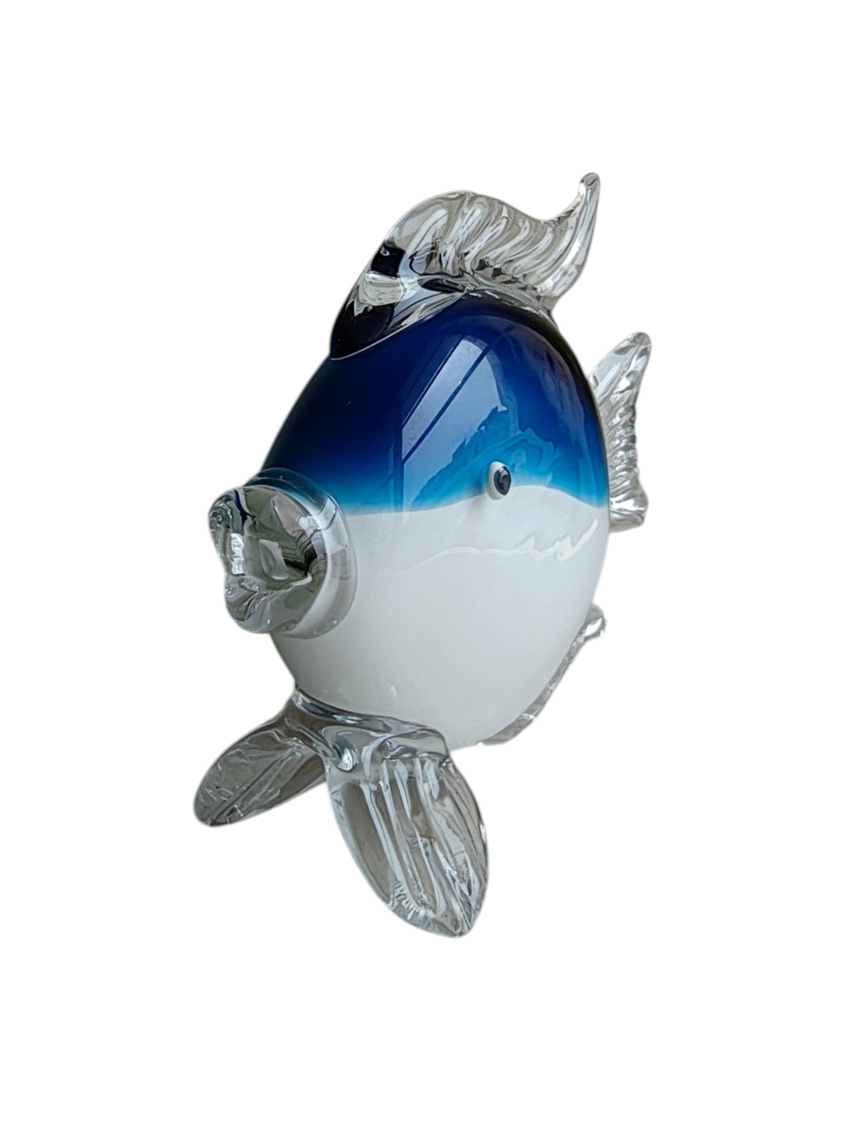 Premium Blue-White Crystal Fish