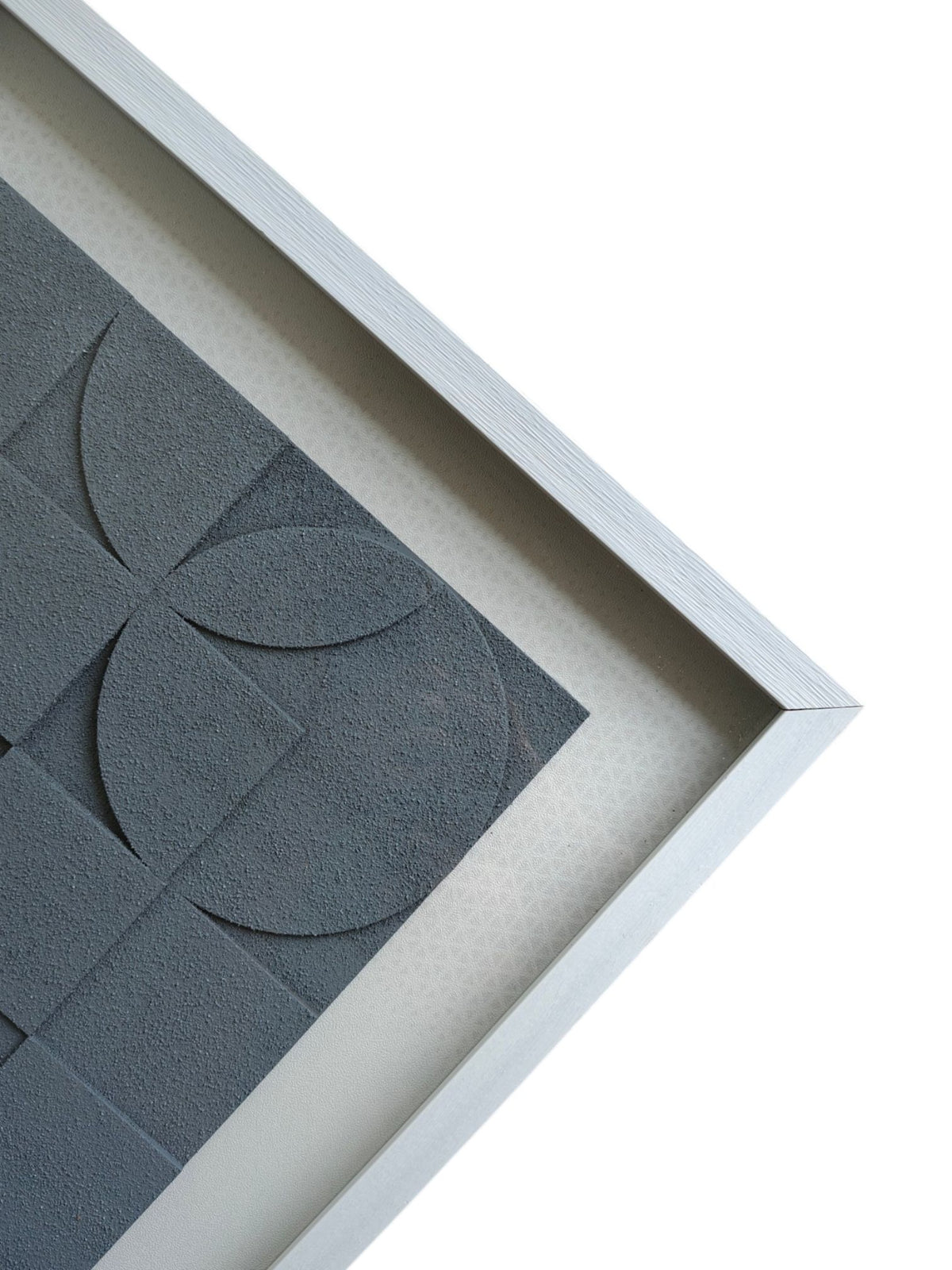 Rust & Rhythm - Textured Geometric Wall Art Frame