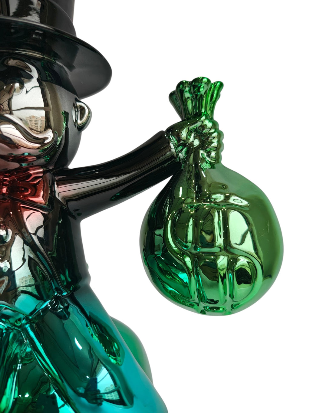 Monopoly Man Money Maker Showpiece - Luxury Metallic Table Decor