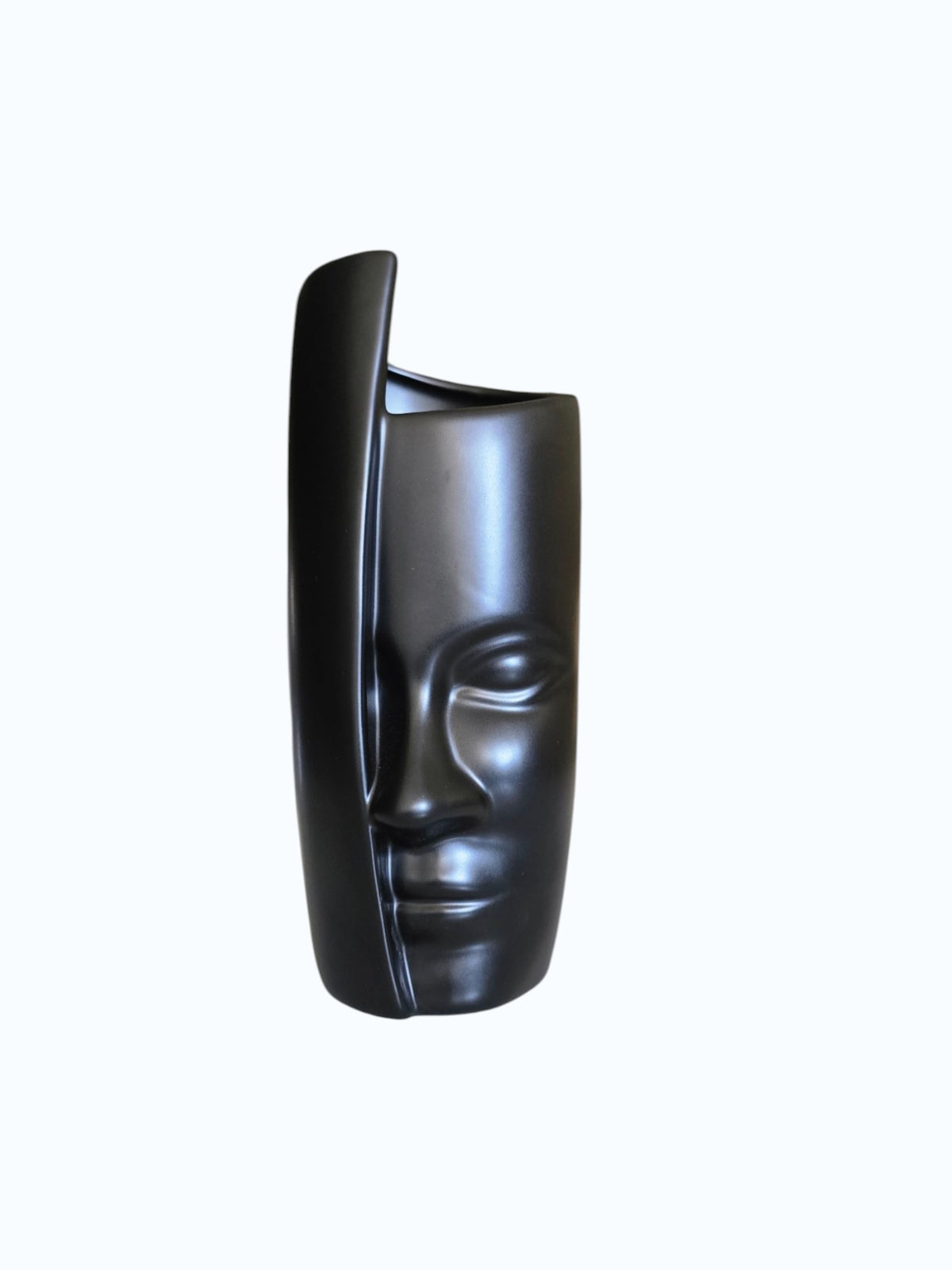 Black Face Shaped Vase