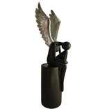 Black & Silver Lady with Wings