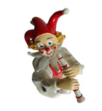 Trumpet Artist Clown Figurine