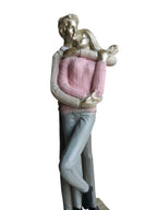 COUPLE-PNK: Pink Sweater Embrace