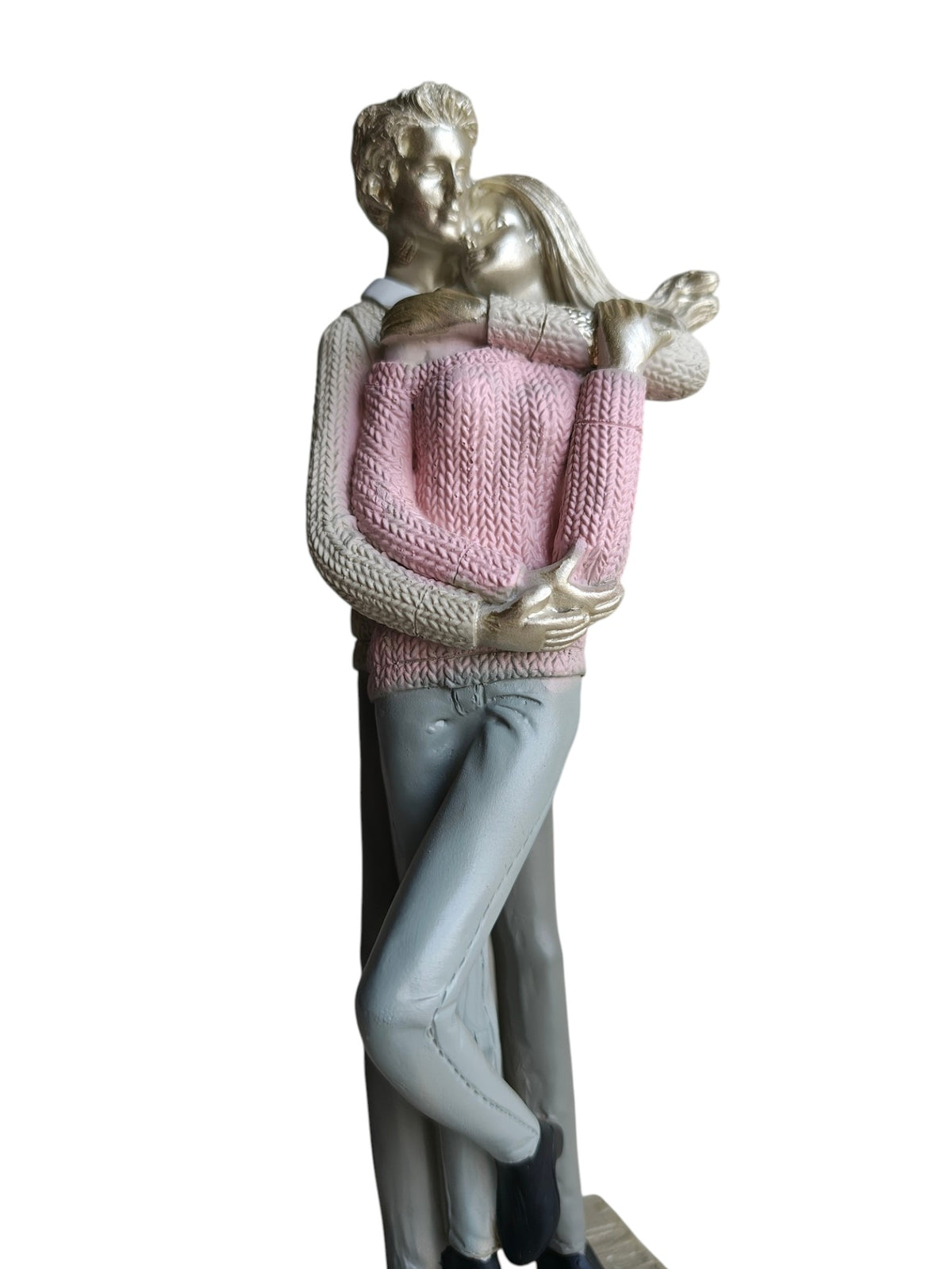 COUPLE-PNK: Pink Sweater Embrace