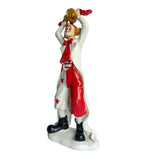 Musical Cymbal Clown Figurine