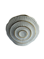 White & Golden Shell Shaped Vase