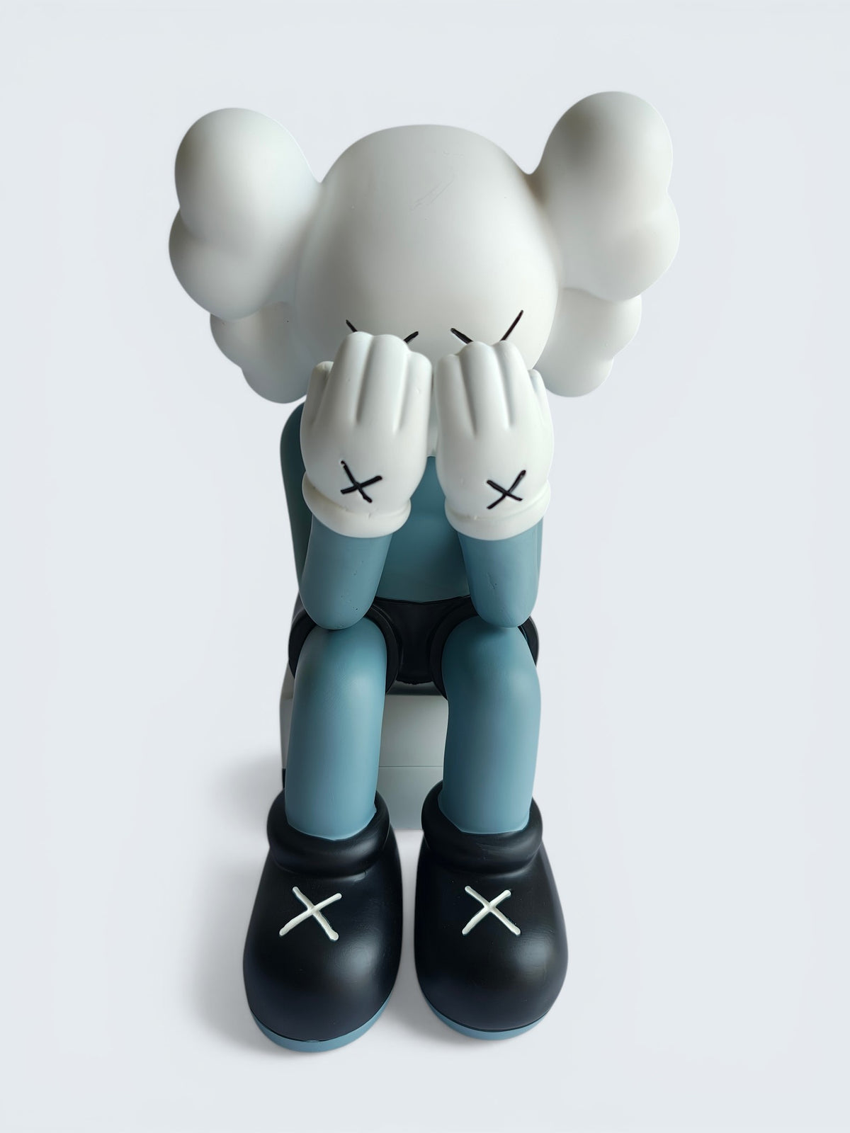 KAWS-Inspired Companion Figure - Passing Through Face Cover