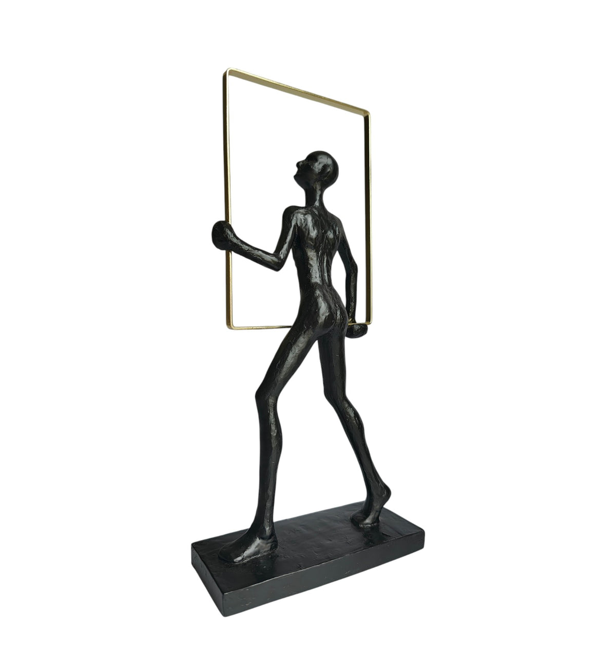 Abstract Man Frame Black