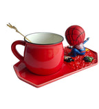 Spider-Man 3D- Mug & Tray Set - Web Landing Edition