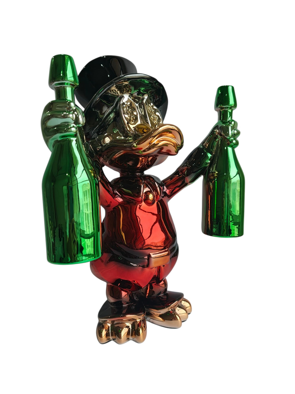 Billionaire Duck Table Decor Figurine