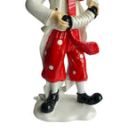 Accordion Musician Clown Figurine