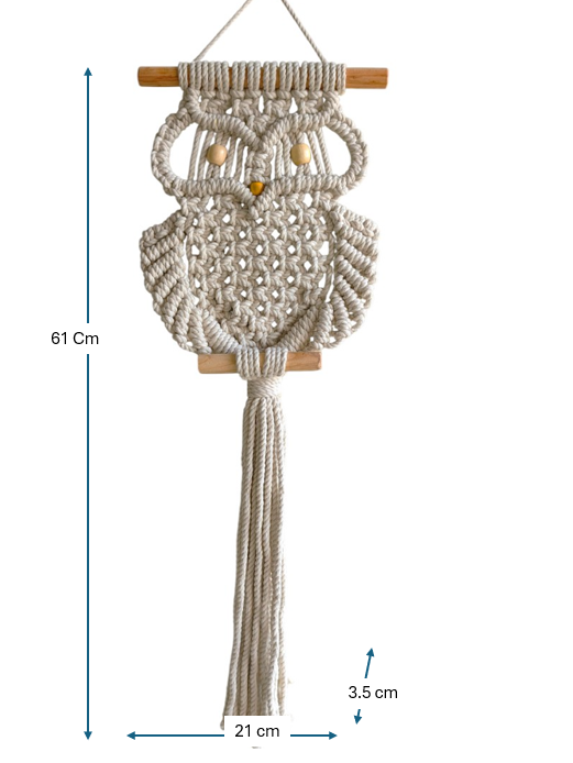 Premium Macrame Owl