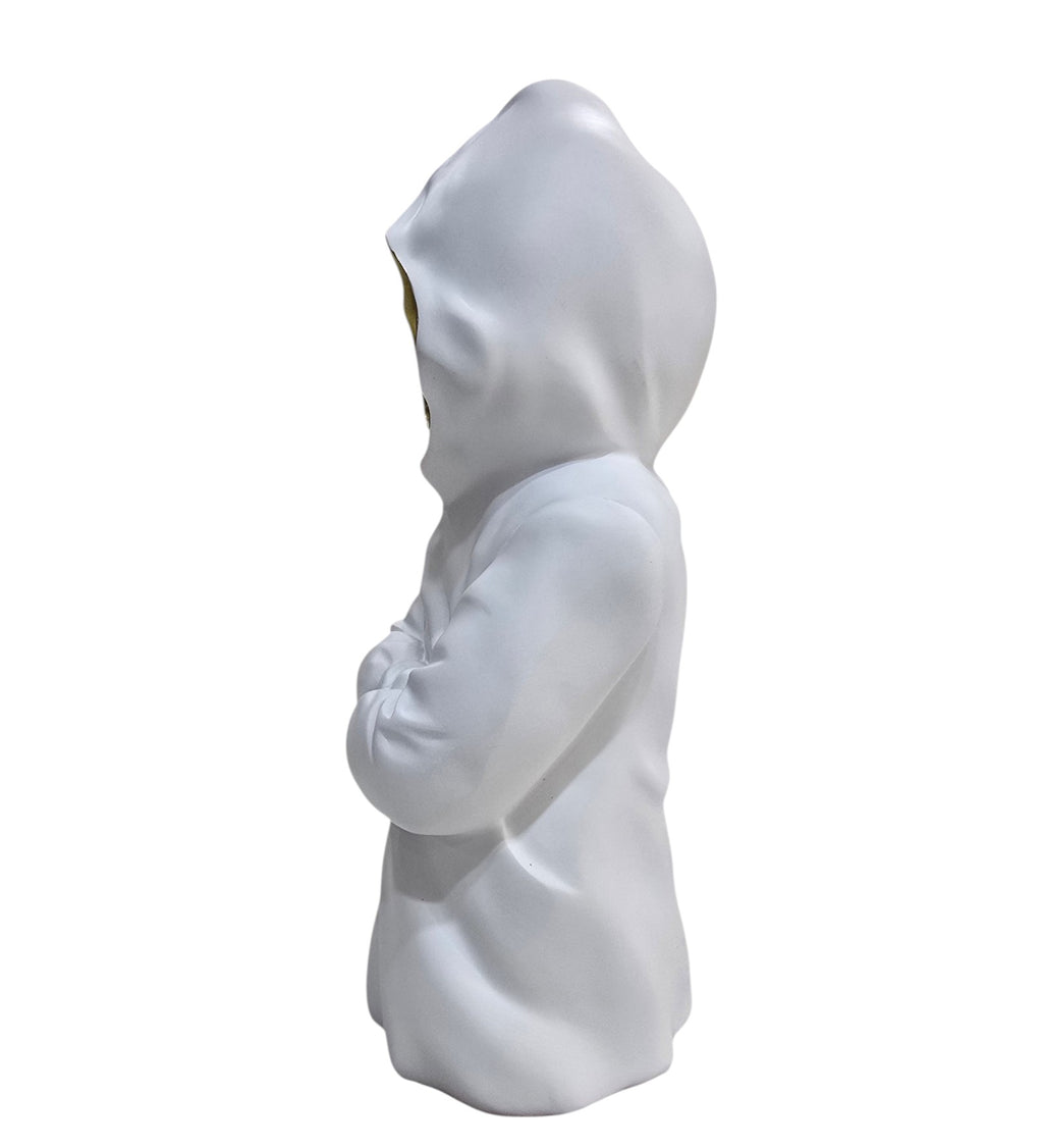 White & Golden Ceramic Premium Hollow Man
