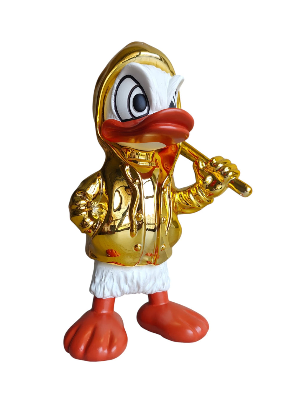 Golden Hoodie Street Duck