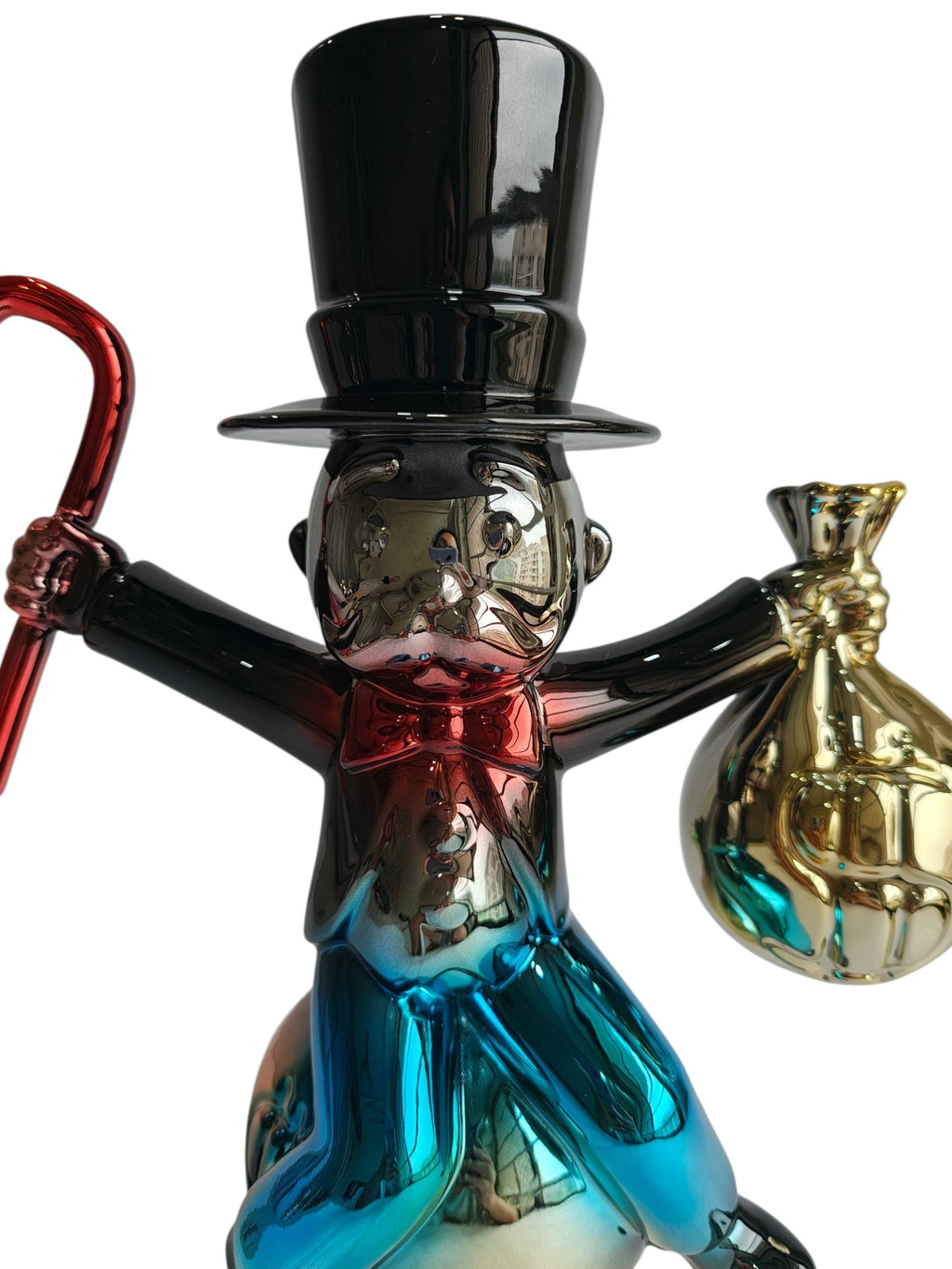 Monopoly Man Money Maker Showpiece - Luxury Metallic Table Decor