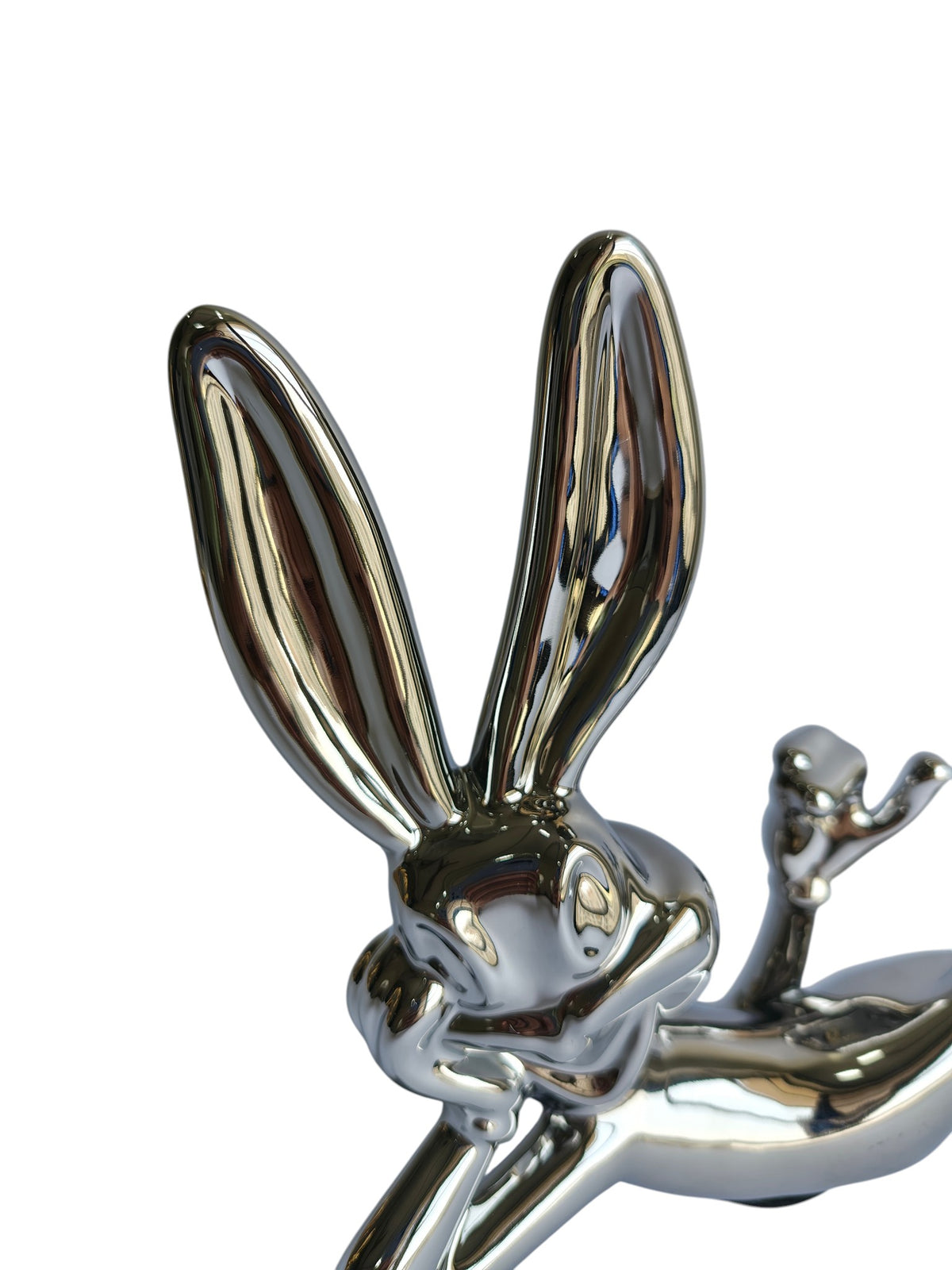 Chrome Silver Bunny