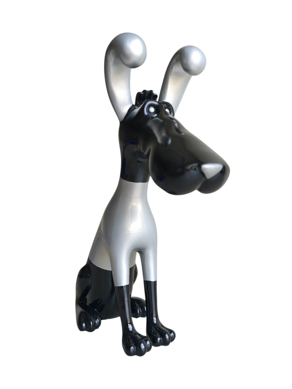 DOG-BLACK: Scarlet Pop Art Hound