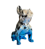 Large Chrome Dog with Goggles