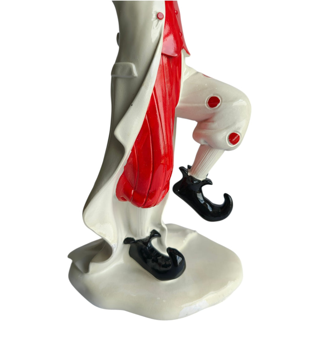 Trumpet Artist Clown Figurine