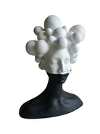 Dreaming Cloud Woman Bust Large-Bubble Hair Lady