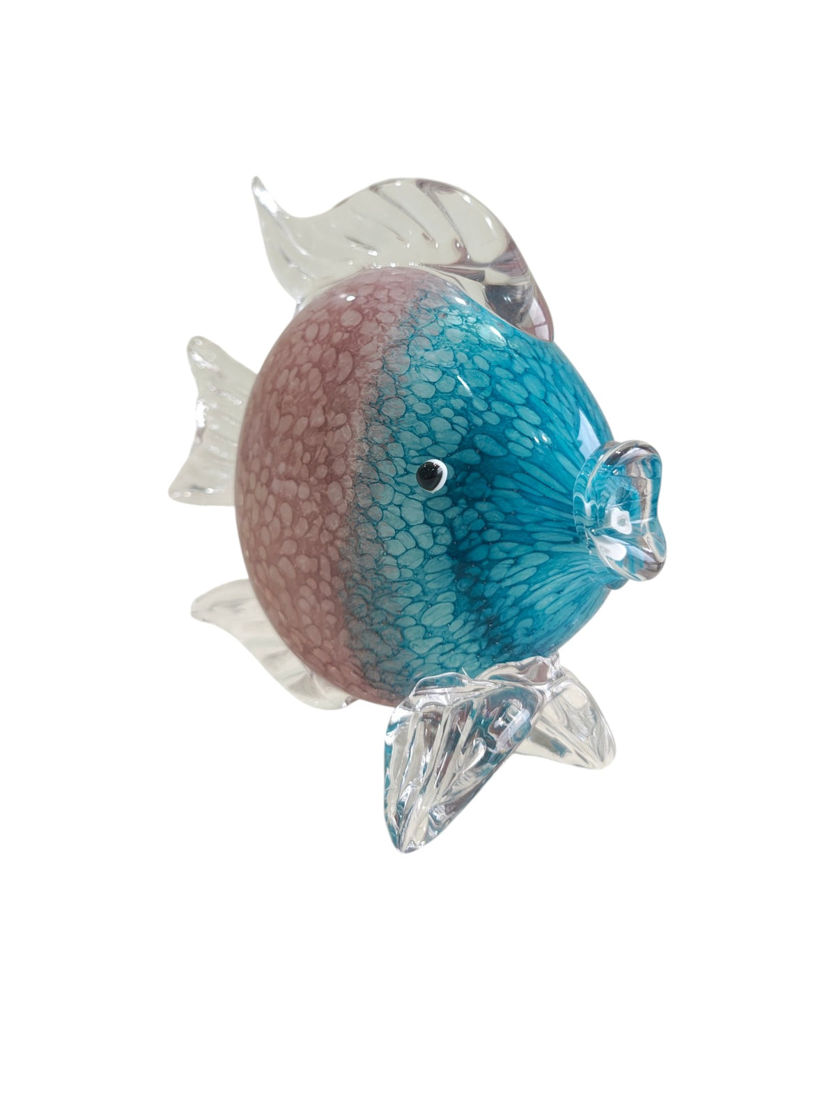Premium Blue-Pink Glass Fish