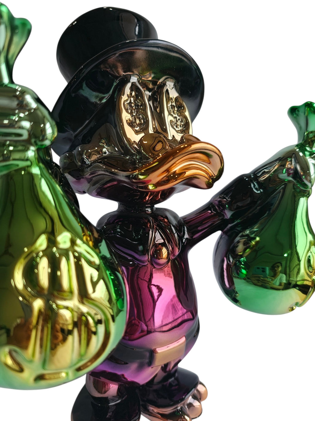 Billionaire Duck Table Decor Figurine