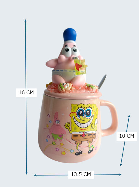 Baby PatrickStar 3D- Mug & Lid Set- Leedle Lee Edition