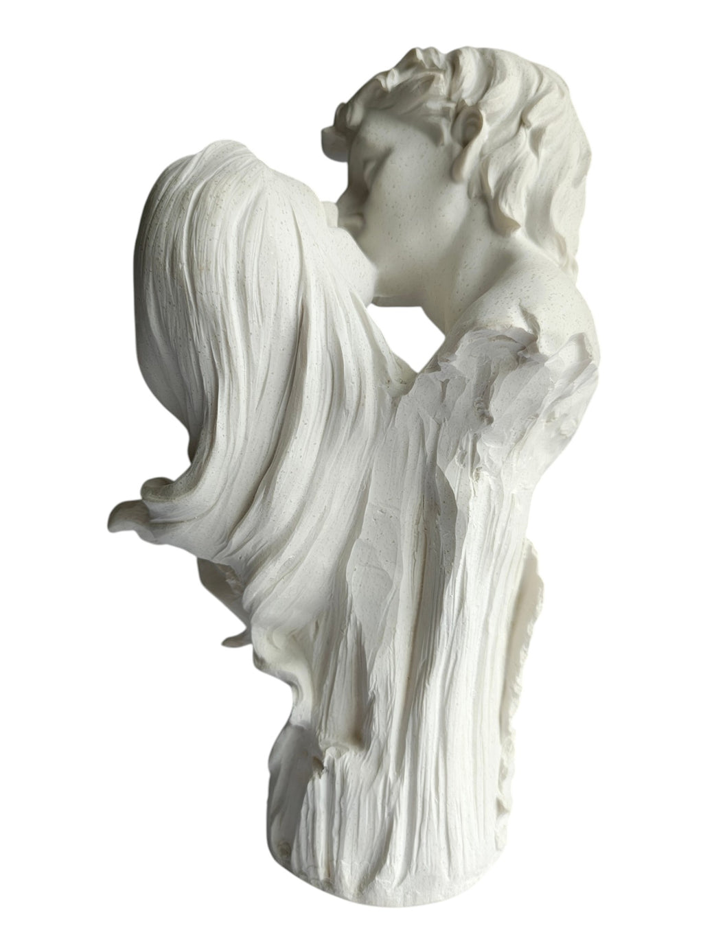 Eternal Love Kissing Couple Bust Showpiece - Romantic Couple Statue