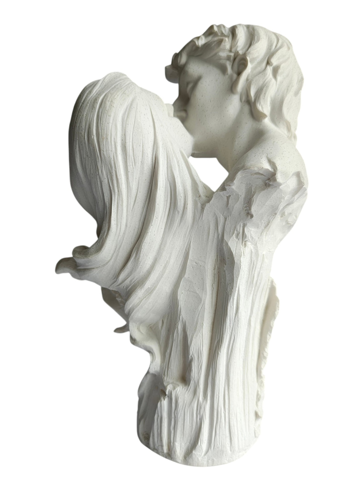Eternal Love Kissing Couple Bust Showpiece - Romantic Couple Statue