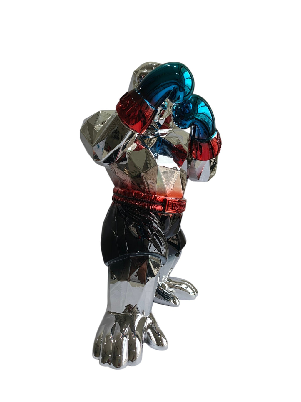 Boxing Gorilla Table Decor Figurine - Champion Style Sculpture