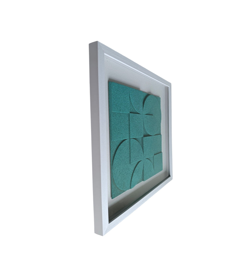 Blossom Matrix   Textured Geometric Wall Art