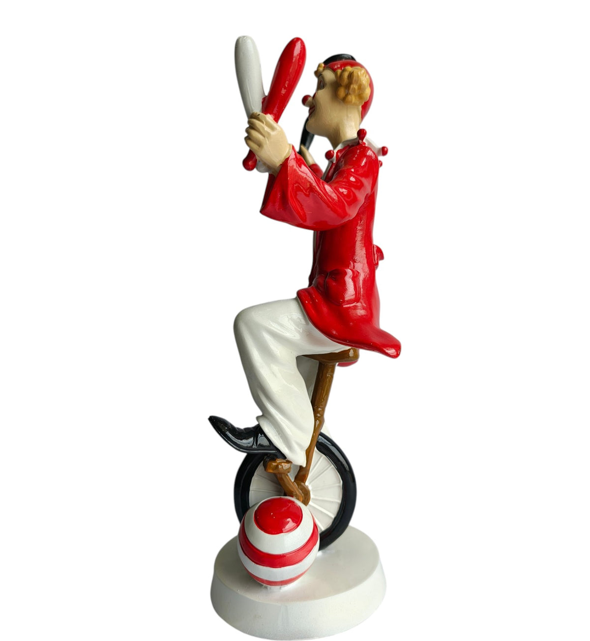 Juggling Circus Clown Figurine