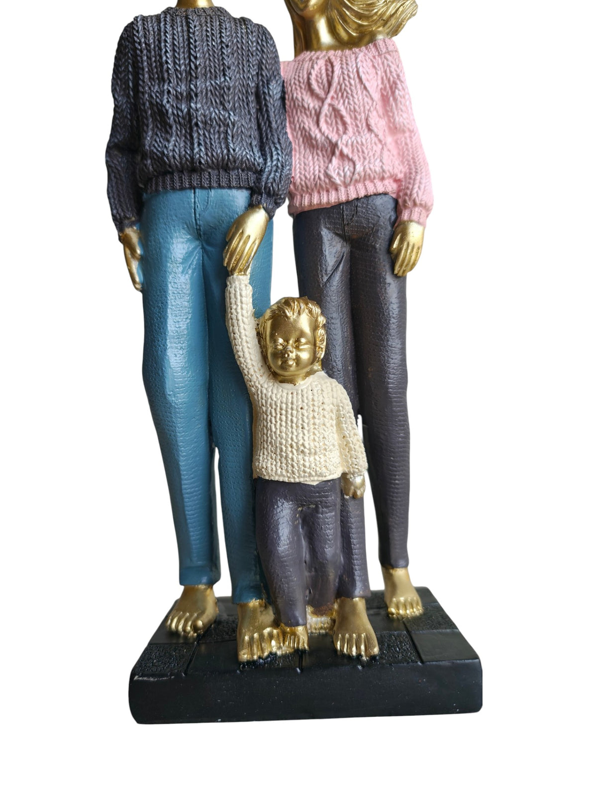 Golden Family With Boy Child