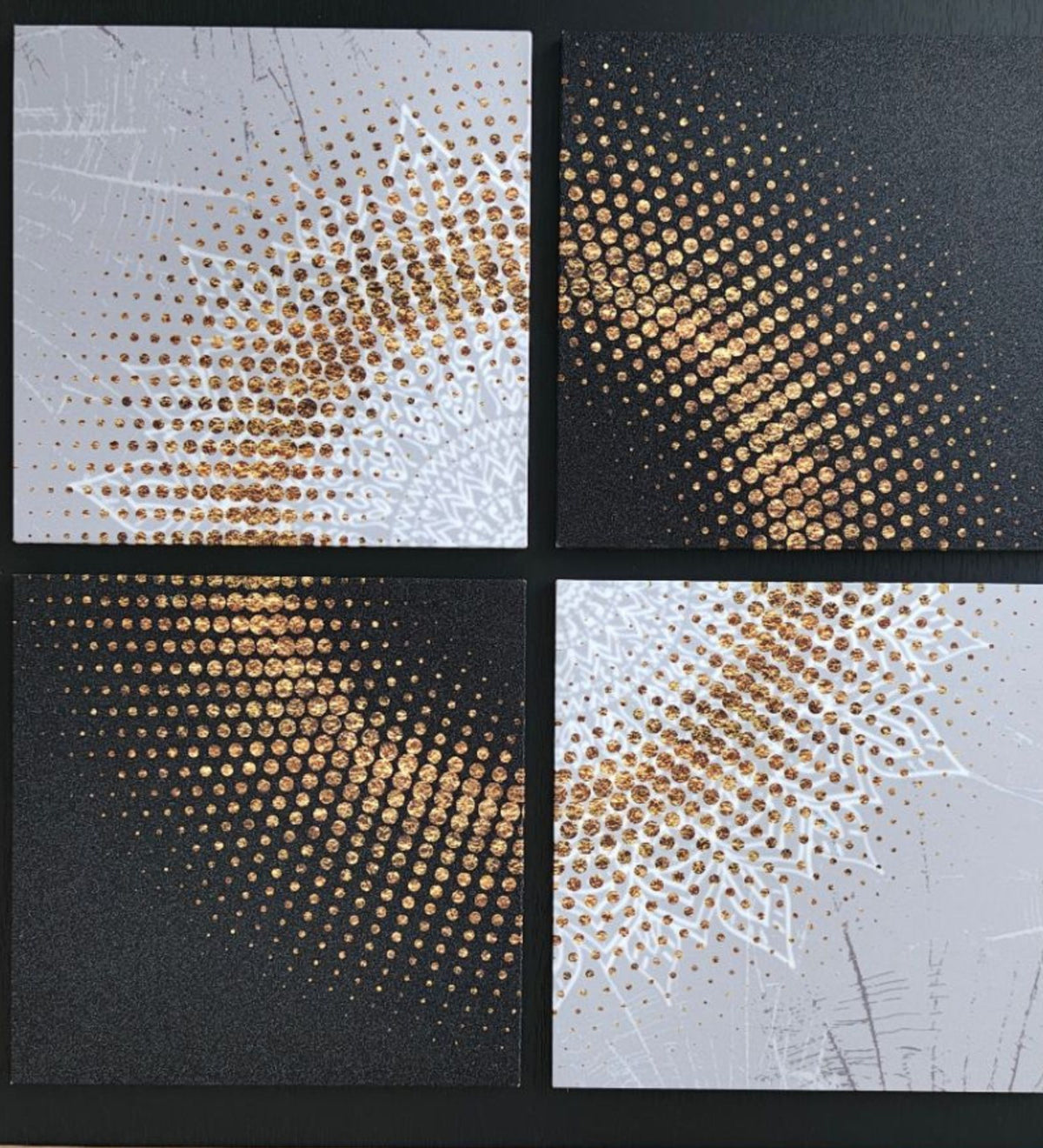 Orbit & Radiance Abstract Wall Frame Set of 2