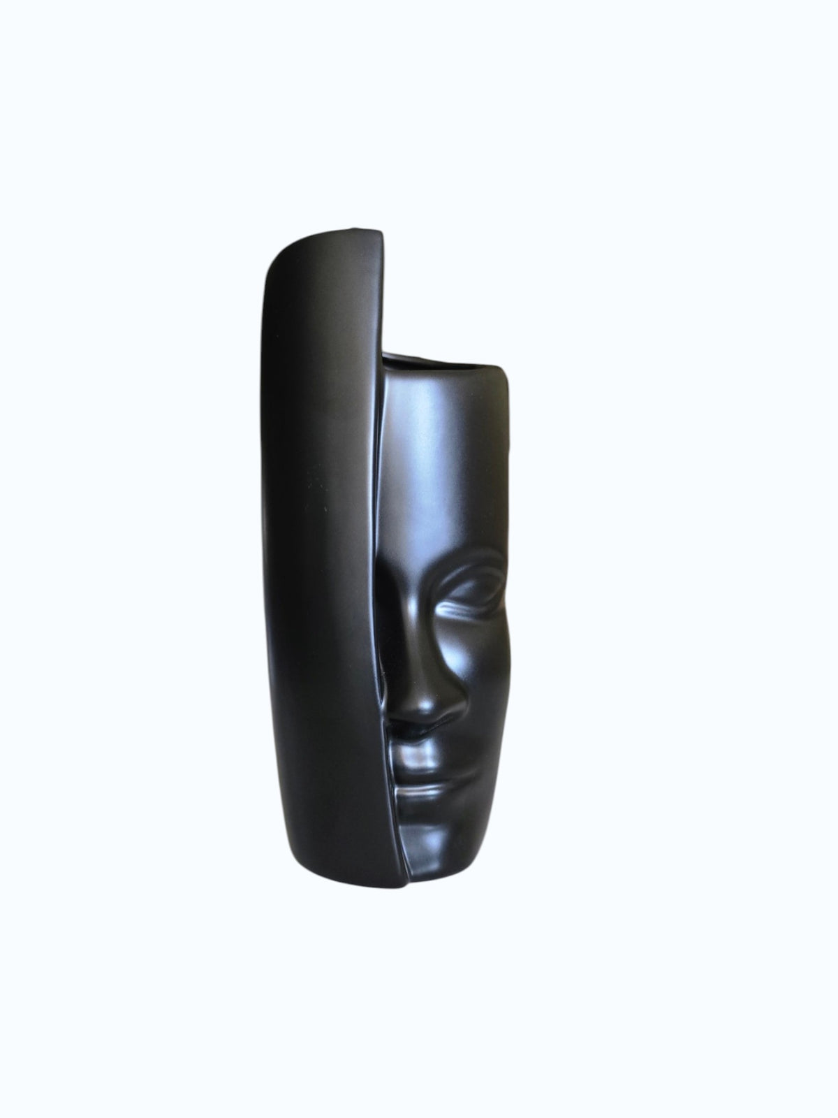 Black Face Shaped Vase