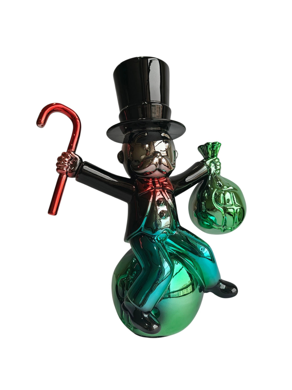 Monopoly Man Money Maker Showpiece - Luxury Metallic Table Decor
